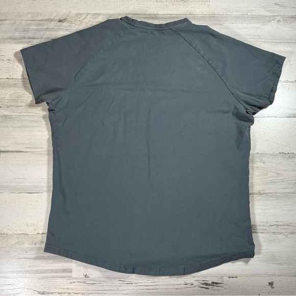 Alphalete Athletics Men’s SS Performance T-Shirt Slate Blue Workout Size Medium - Picture 3 of 5